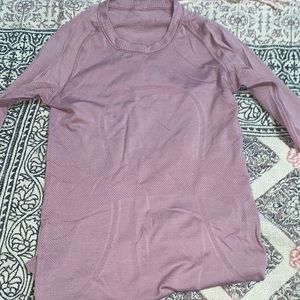LULULEMON DUST PINK LONG SLEEVE